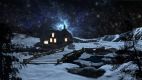 maya3D场景 雪夜